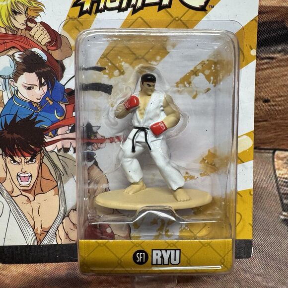 Jada Toys Nano Metalfigs Street Fighter SF1 Ryu Die-Cast Figure Capcom MOC - Picture 2 of 7